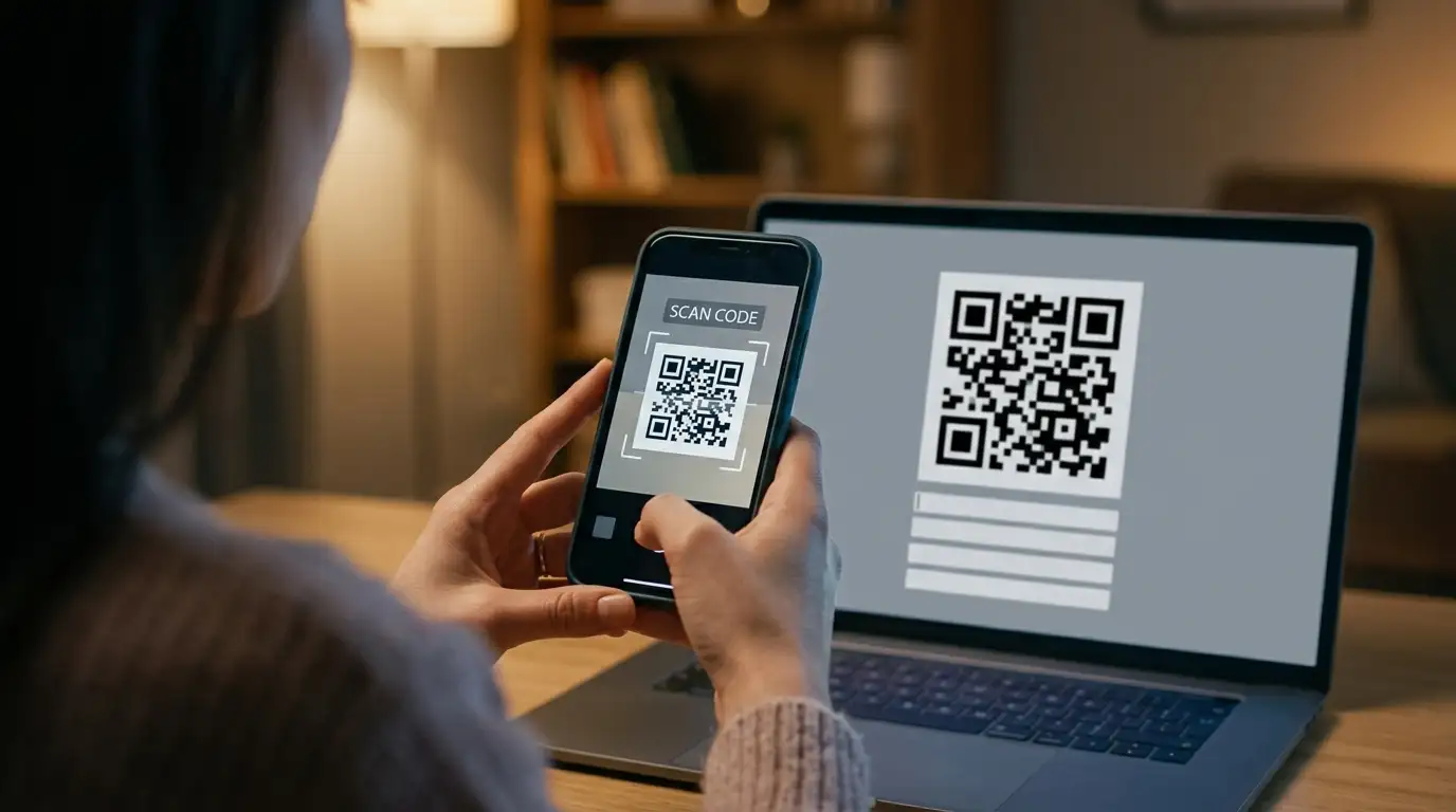 Sending a BCH deposit from a mobile wallet by scanning a cashier QR code