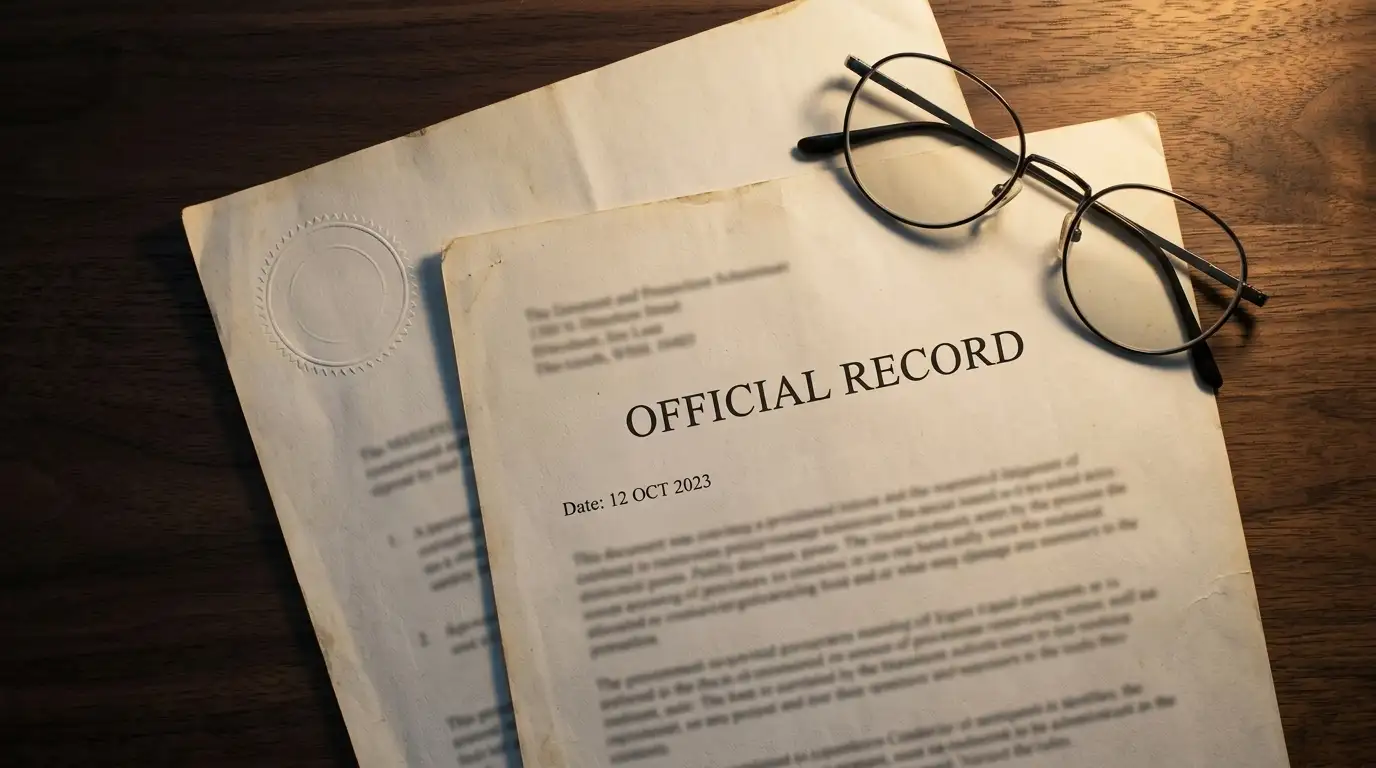 Offshore gaming licence document beside an Australian regulatory notice