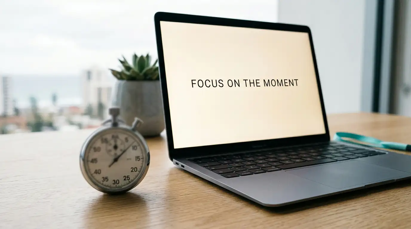 Stopwatch beside a laptop showing a casino withdrawal request in progress