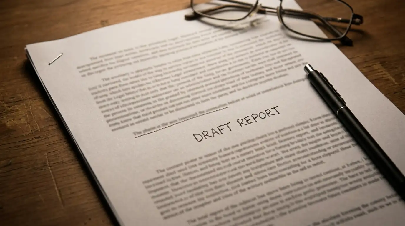 Printed terms and conditions document with a section marked in pen