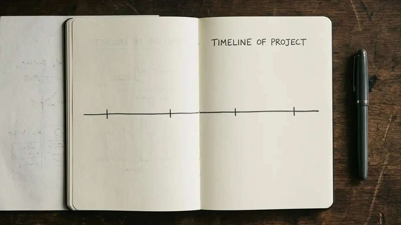 Timeline notes showing the four stages of a casino withdrawal in Australia