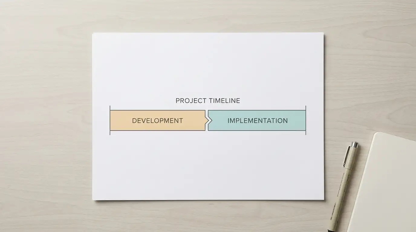 Two-stage timeline diagram of casino approval time and payment network time